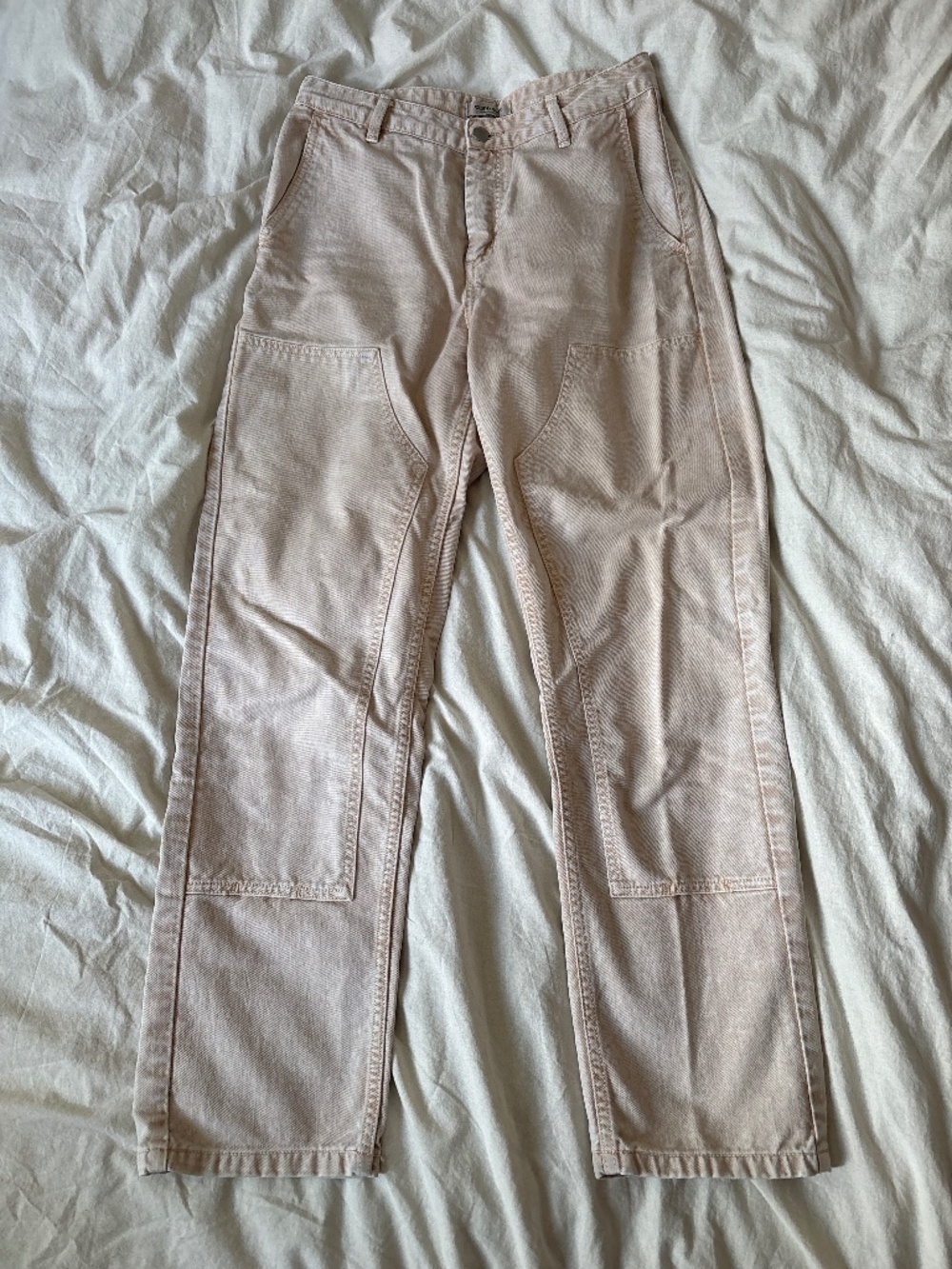 Carhartt WIP Cream Double Knee Pants